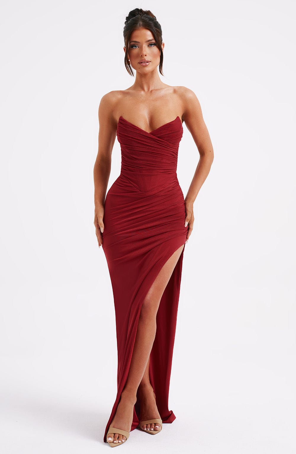 Marina Maxi Dress - Wine