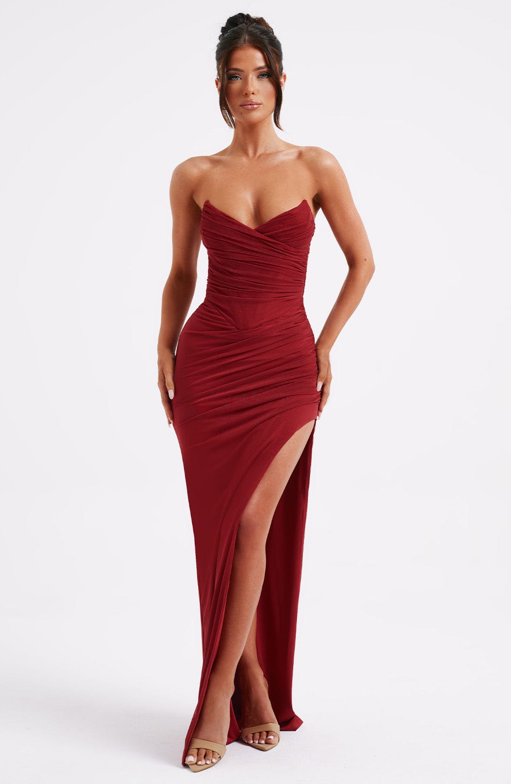 Marina Maxi Dress - Wine