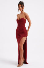 Marina Maxi Dress - Wine