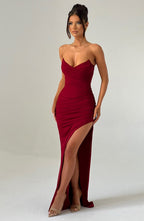 Marina Maxi Dress - Wine
