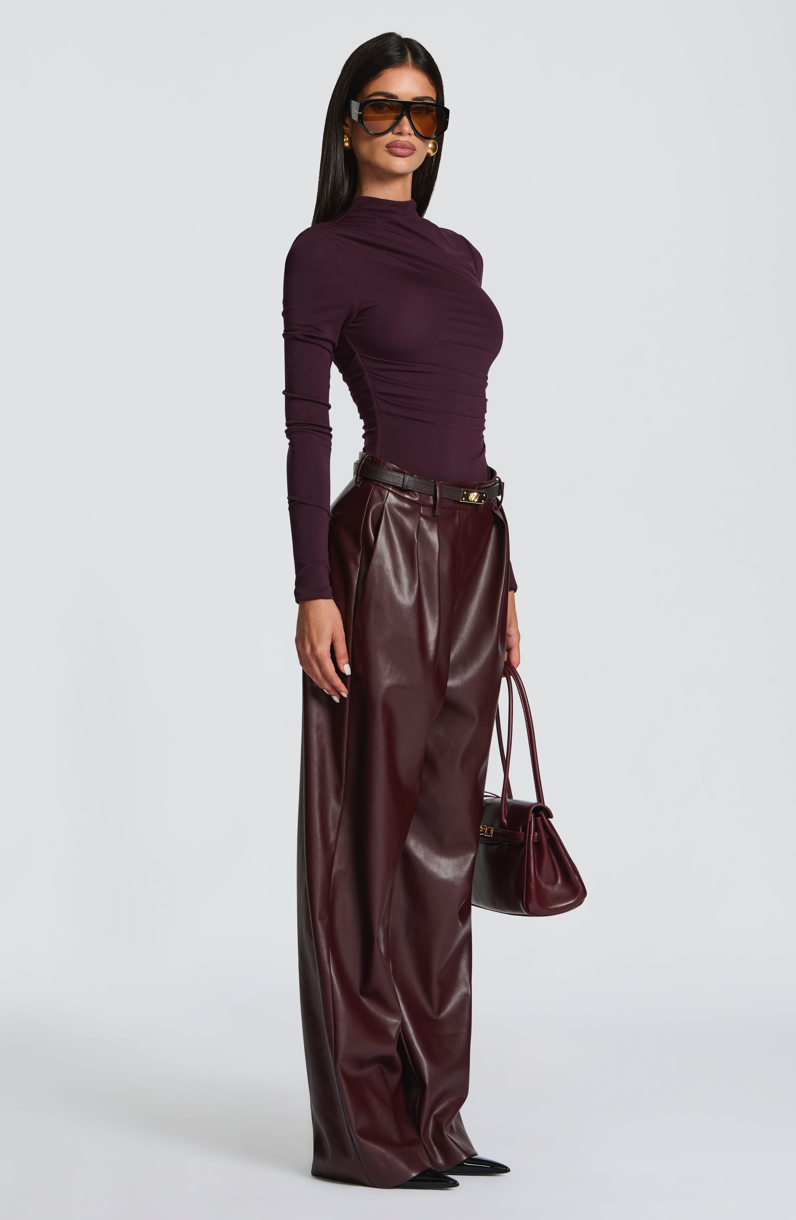 Adele Pants - Plum