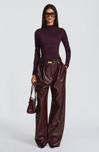 Adele Pants - Plum