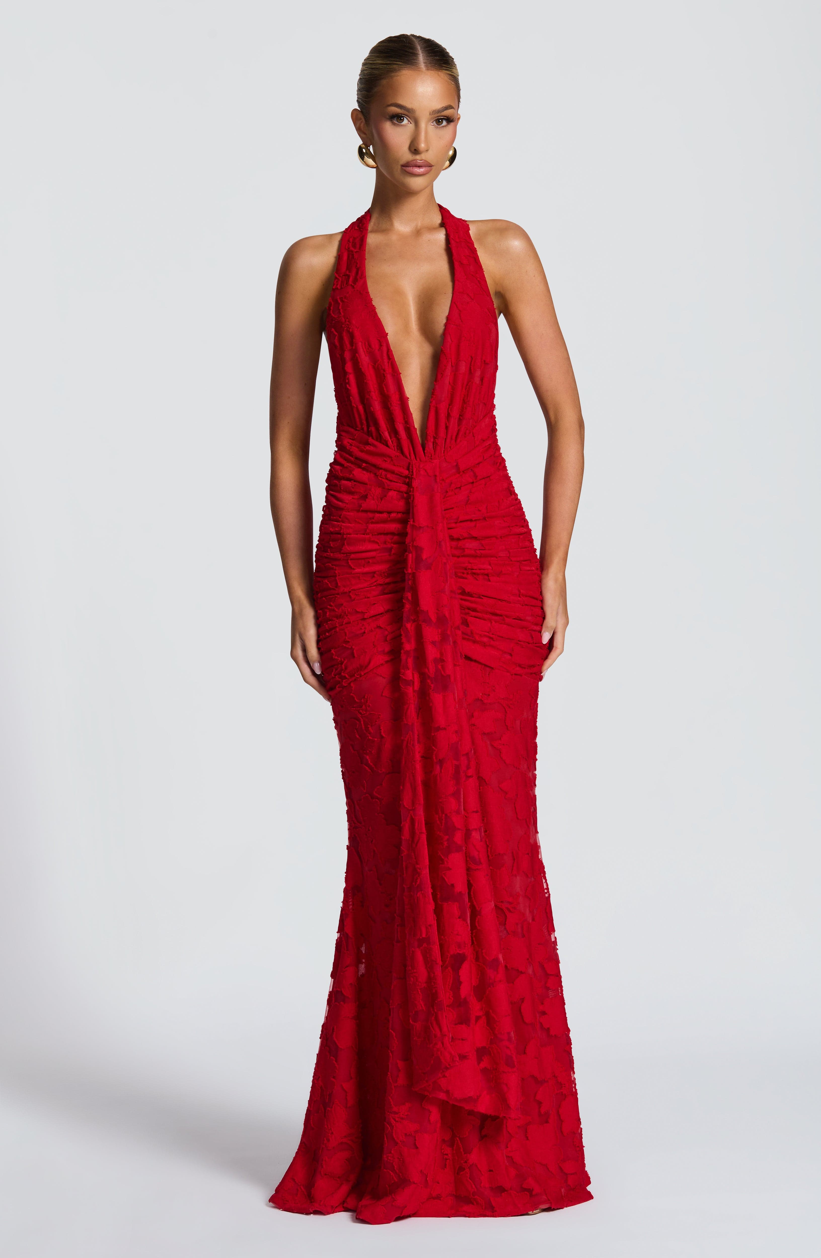 Chiara Maxi Dress - Red