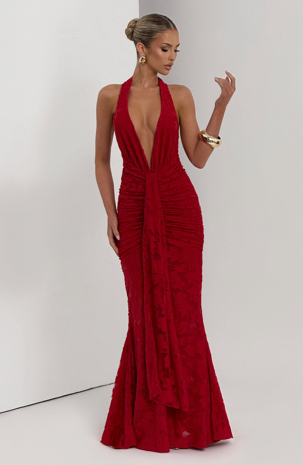 Chiara Maxi Dress - Red