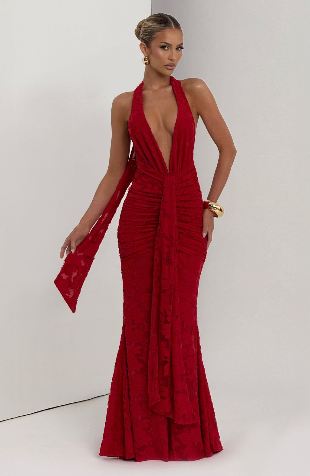 Chiara Maxi Dress - Red