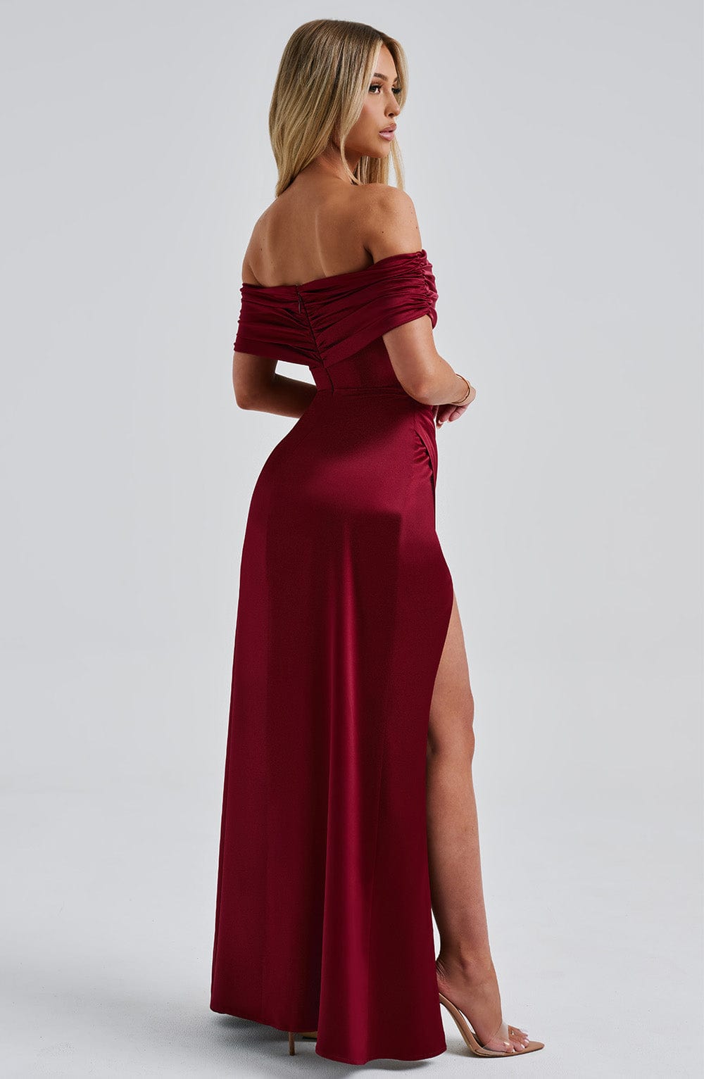 Leila Maxi Dress - Burgundy