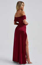 Leila Maxi Dress - Burgundy