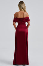 Leila Maxi Dress - Burgundy