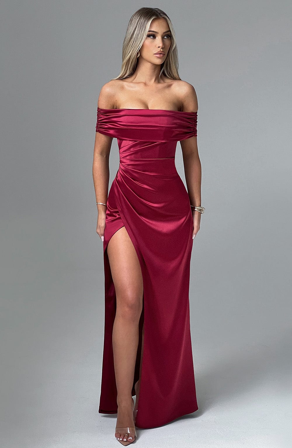 Leila Maxi Dress - Burgundy