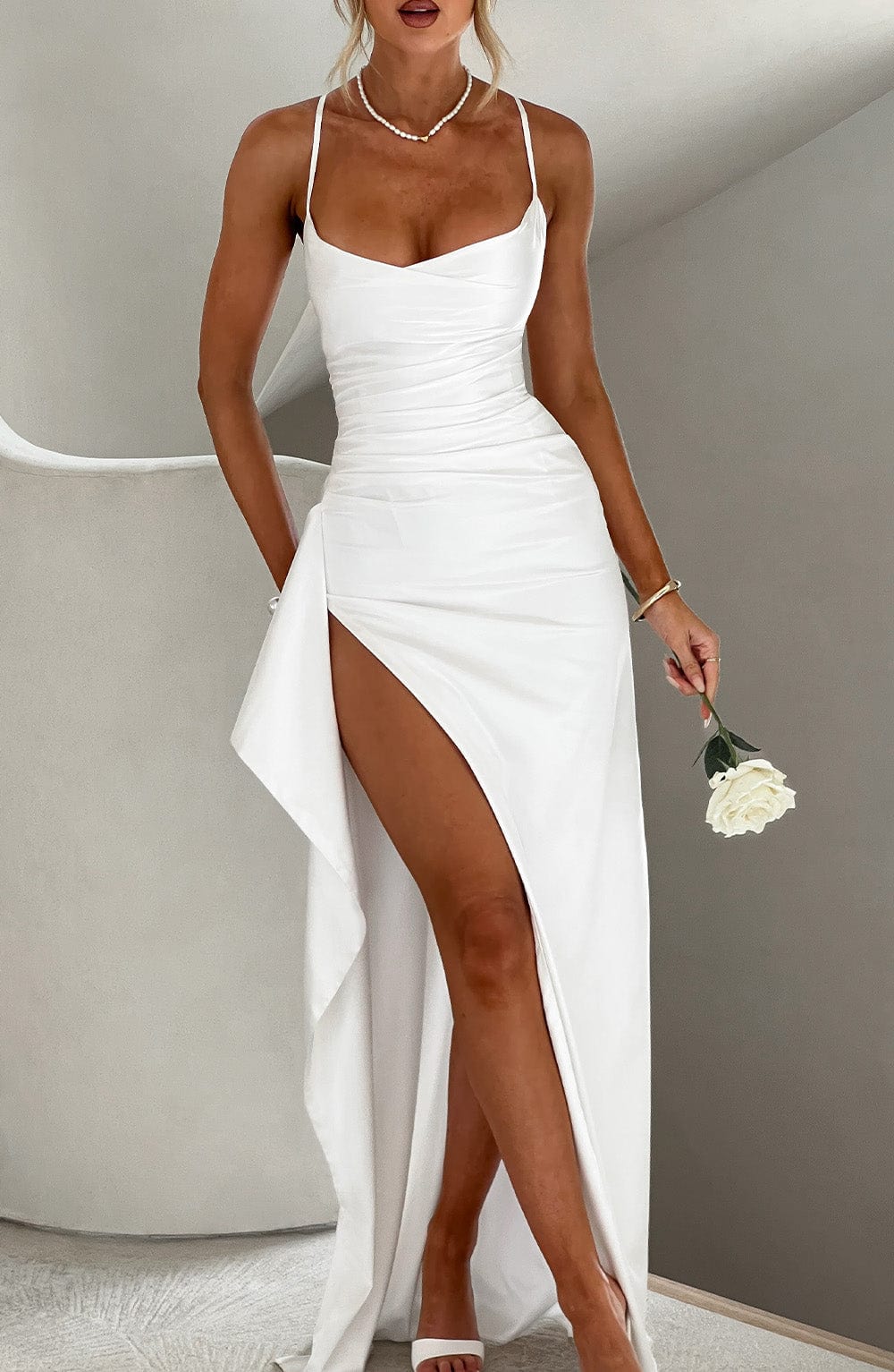 Lucy Maxi Dress - Ivory