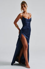 Lucy Maxi Dress - Navy