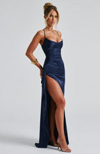 Lucy Maxi Dress - Navy