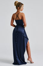Lucy Maxi Dress - Navy