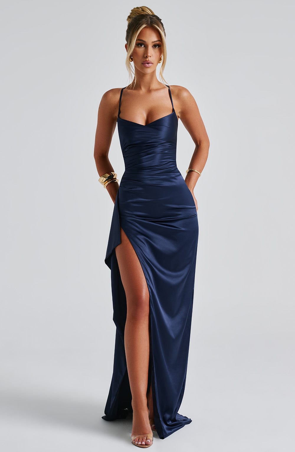 Lucy Maxi Dress - Navy