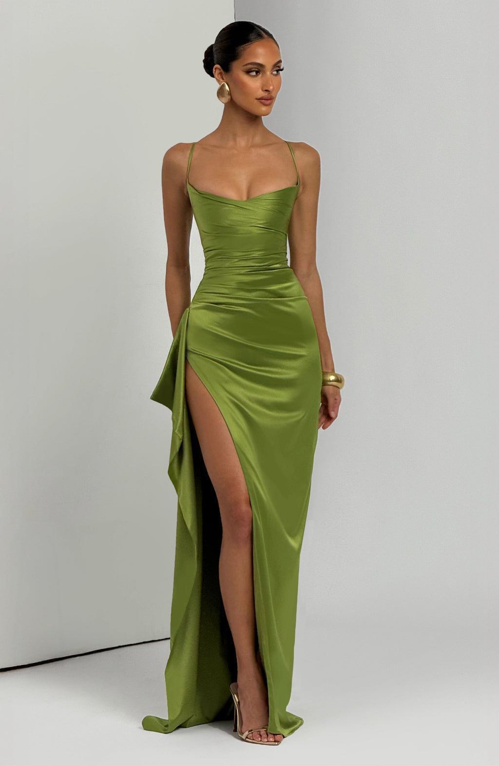 Lucy Maxi Dress - Olive