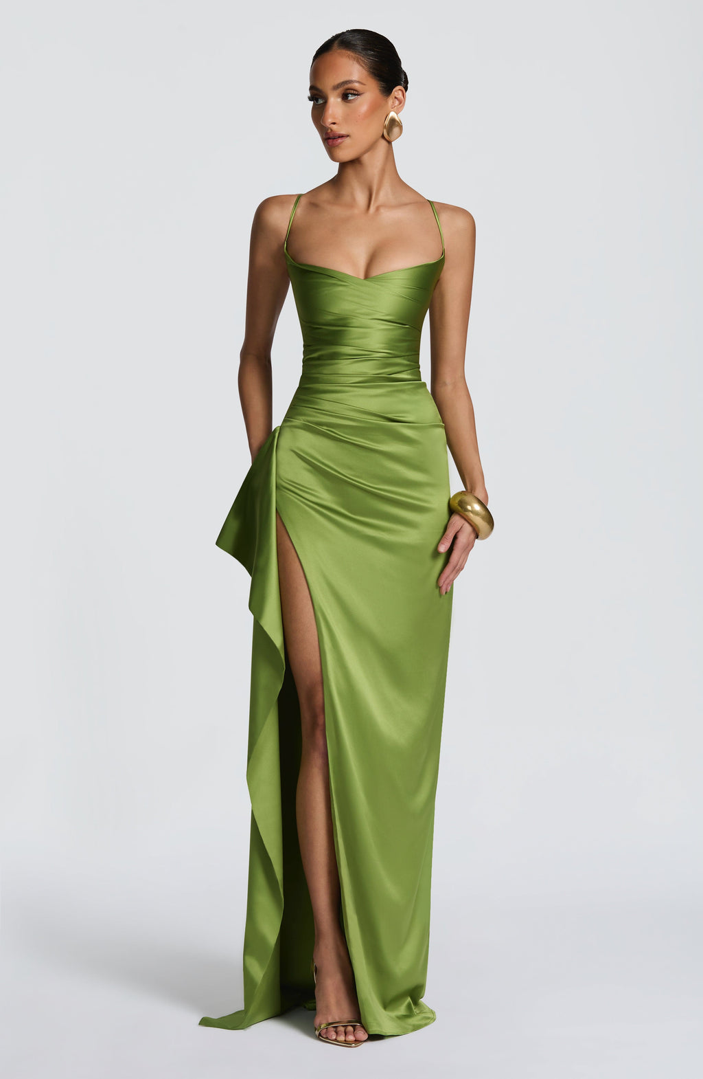Lucy Maxi Dress - Olive