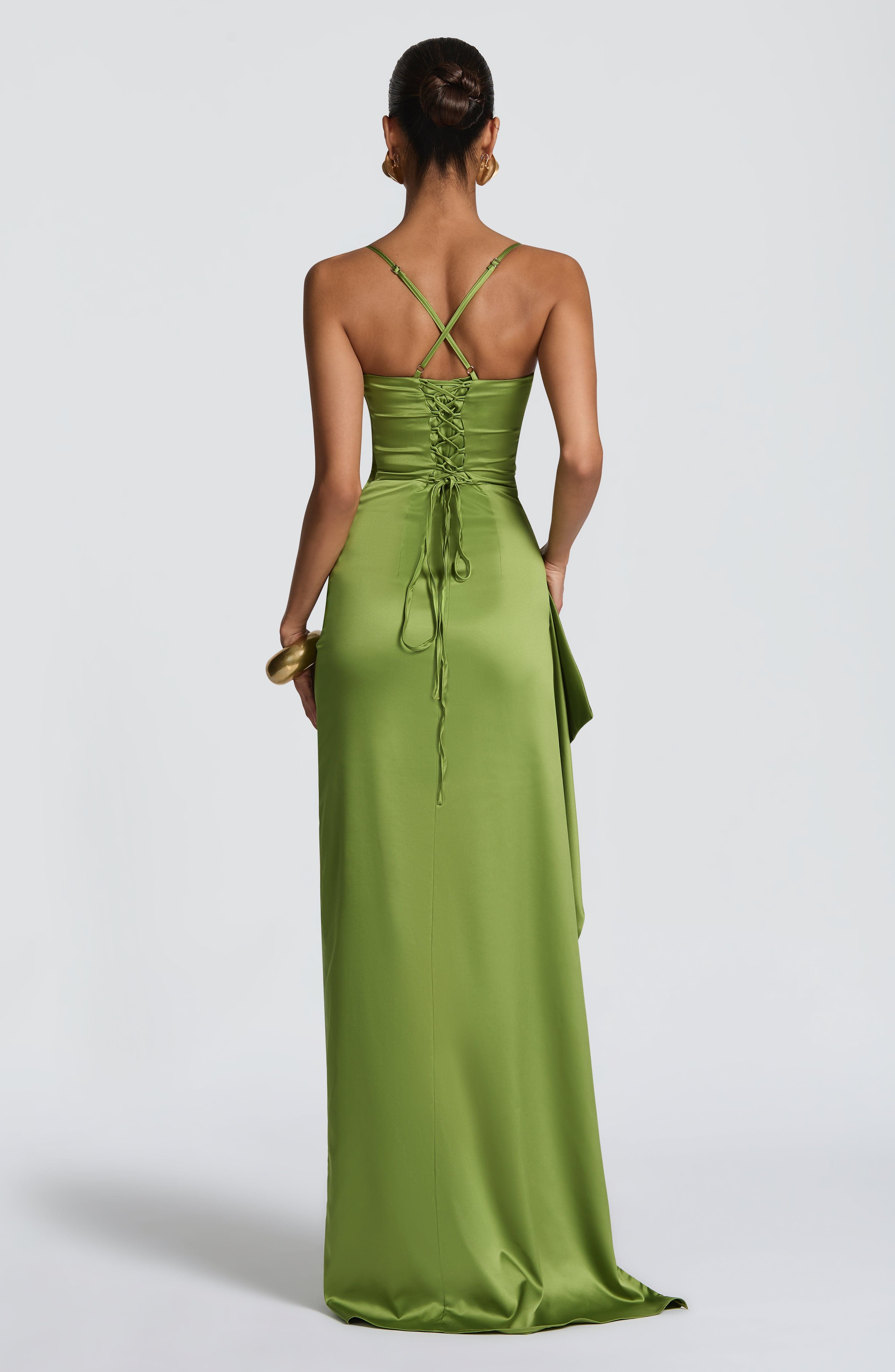 Lucy Maxi Dress - Olive