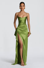 Lucy Maxi Dress - Olive
