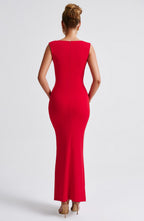 Mabel Maxi Dress - Red