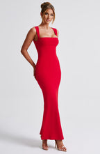Mabel Maxi Dress - Red