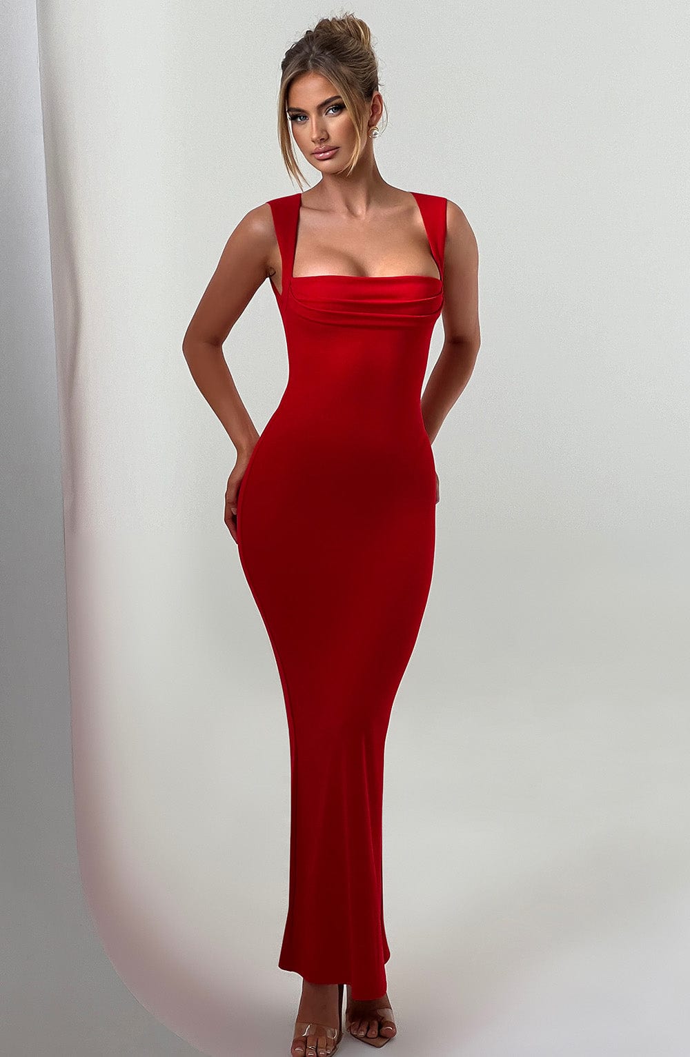 Mabel Maxi Dress - Red