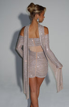 Lauren Mini Dress - Nude