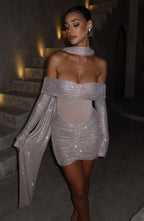 Lauren Mini Dress - Nude