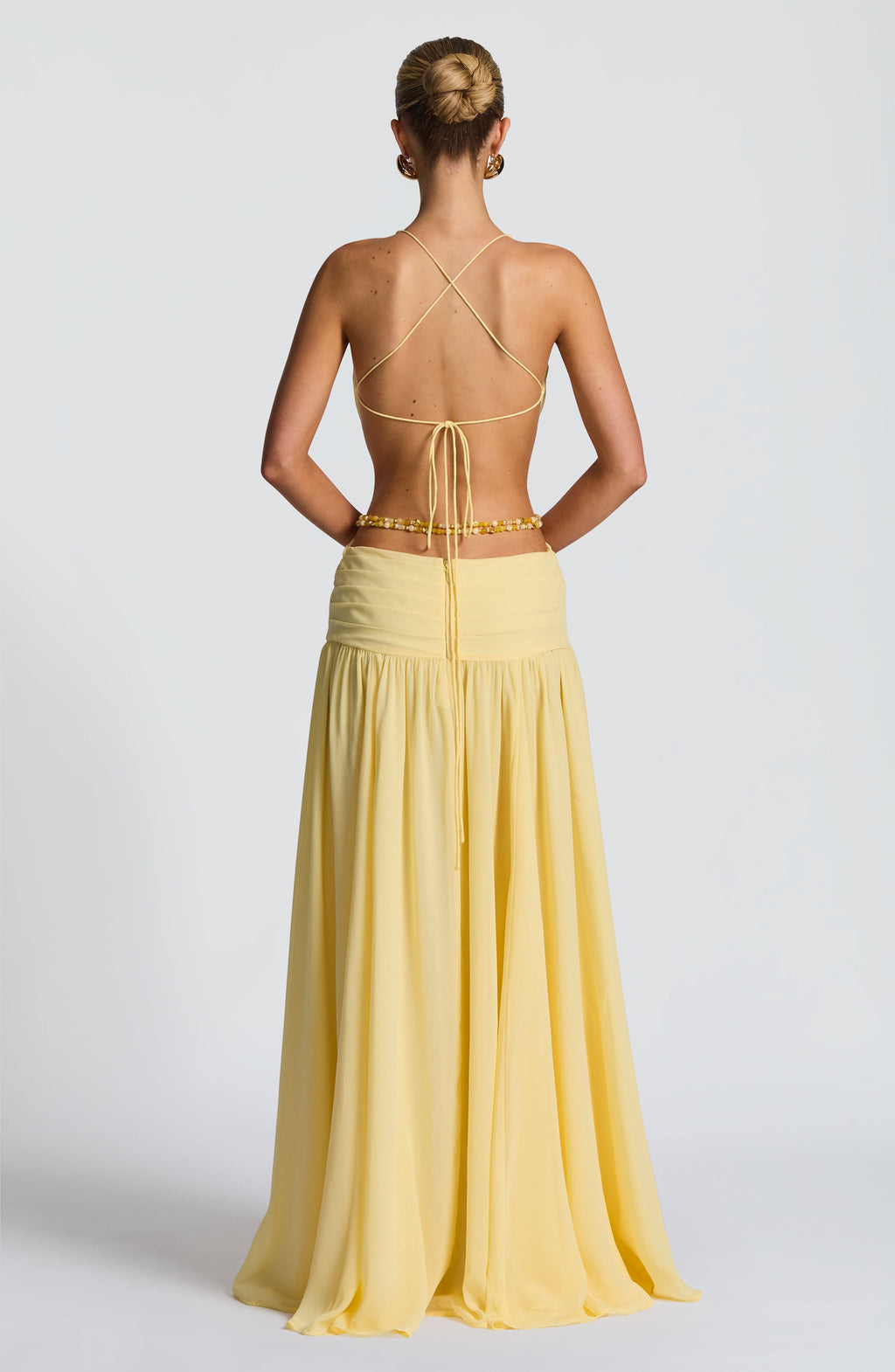 Hailey Maxi Dress - Lemon