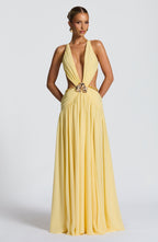 Hailey Maxi Dress - Lemon