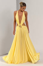 Hailey Maxi Dress - Lemon