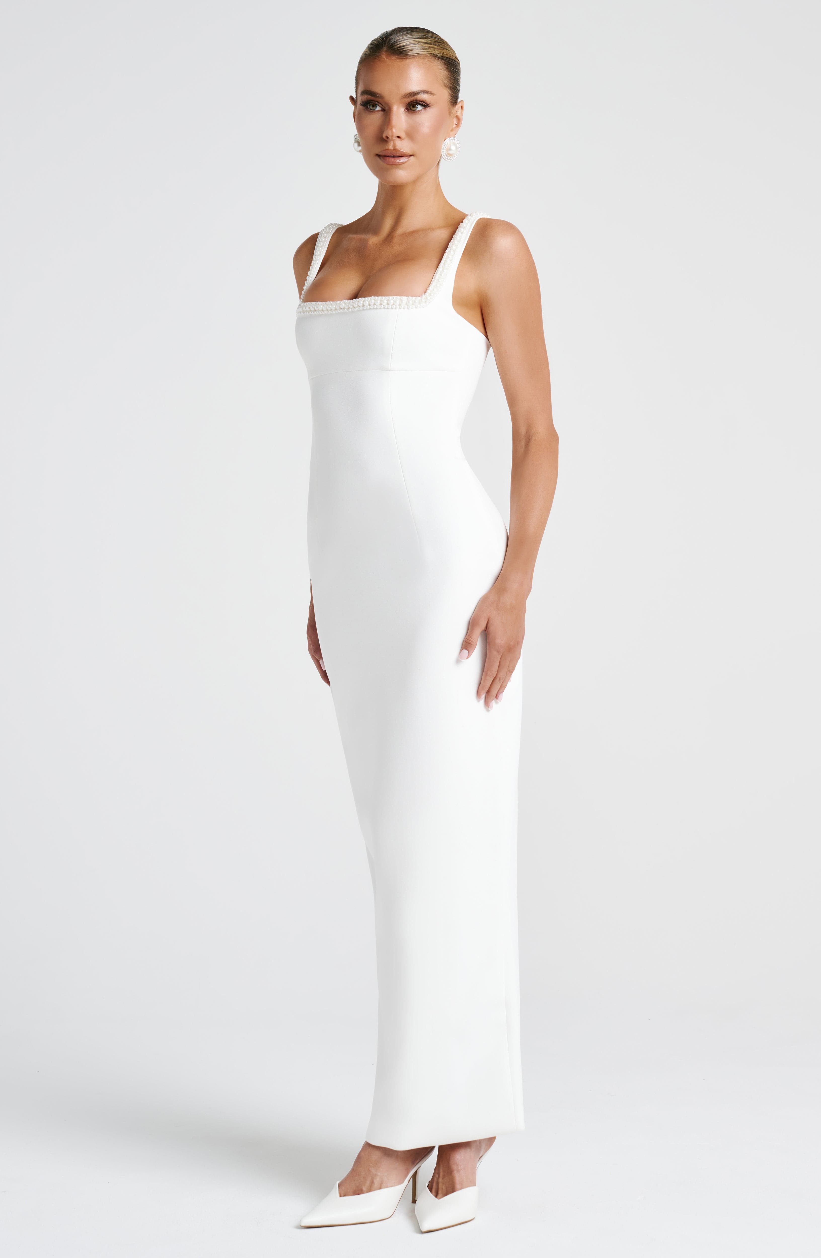Charlotte Midaxi Dress - Ivory