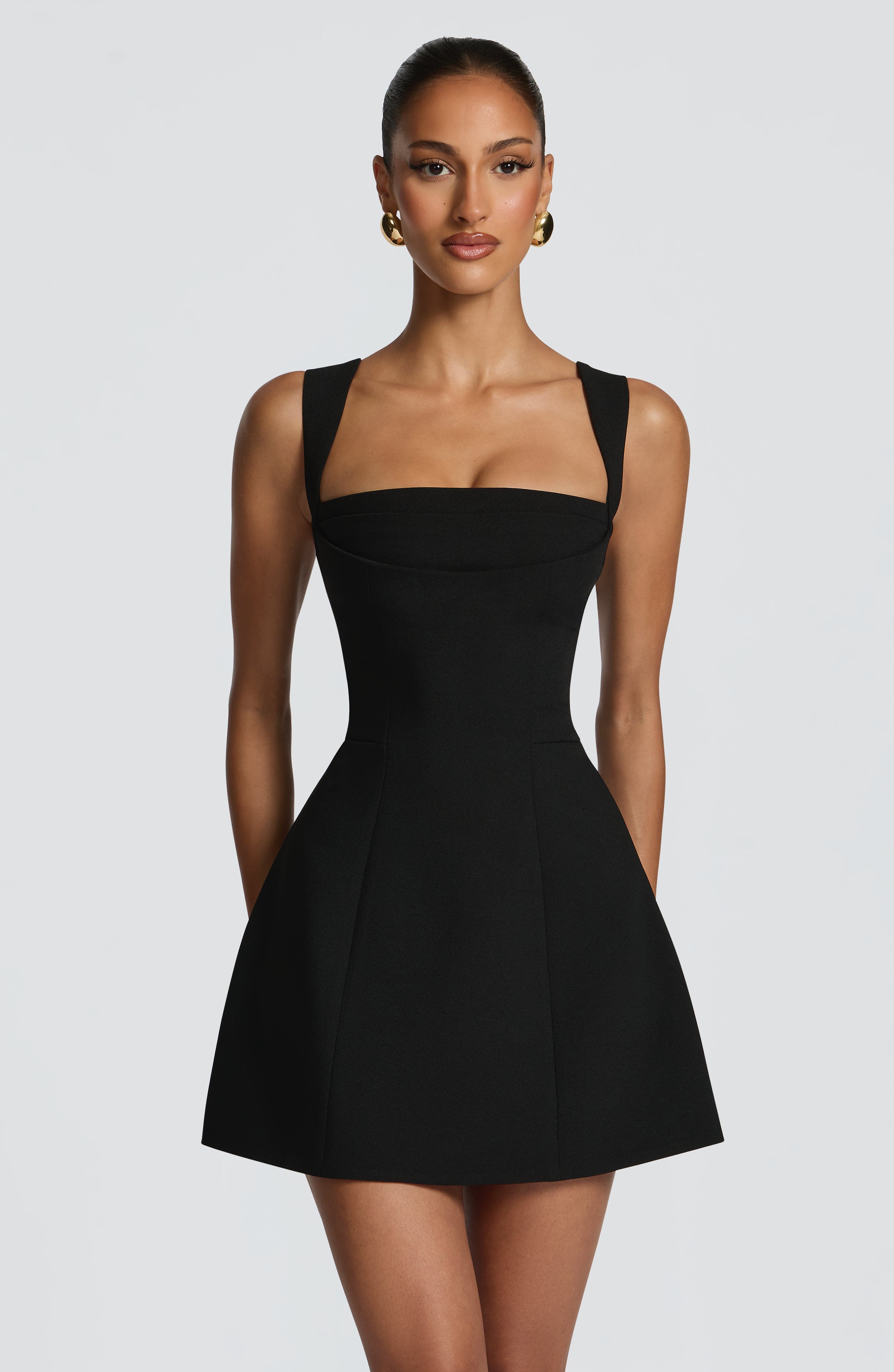 Lisa Mini Dress - Black