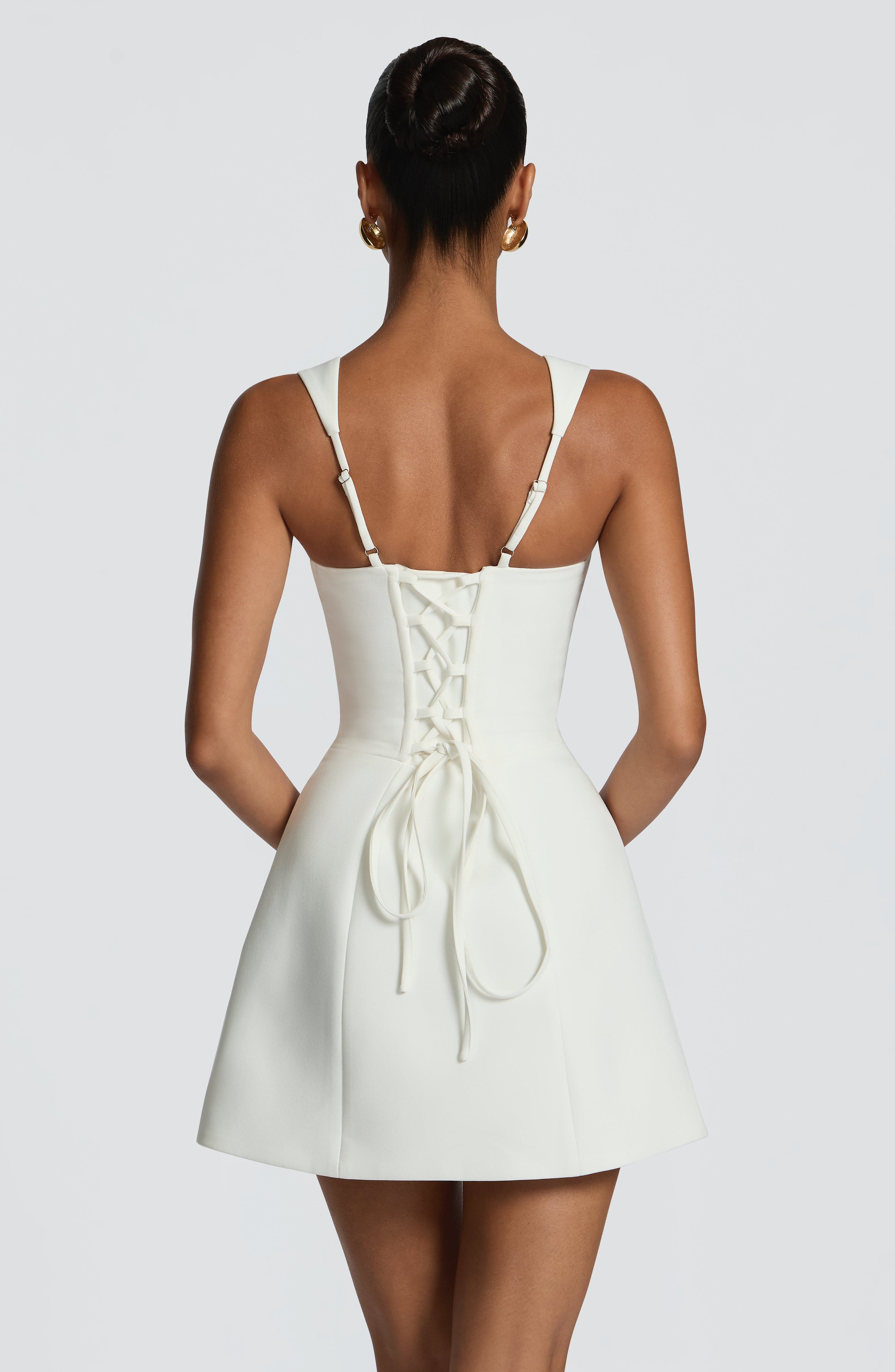 Lisa Mini Dress - Ivory