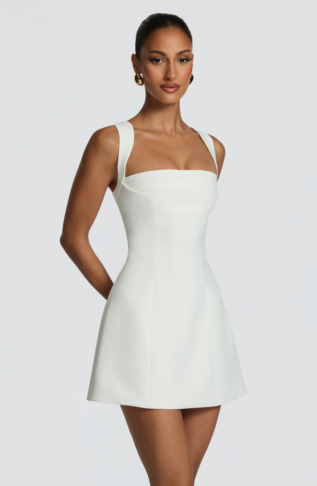 Lisa Mini Dress - Ivory