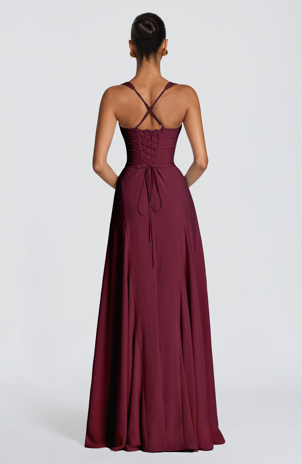 Ellie Maxi Dress - Cherry Lacquer