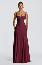 Ellie Maxi Dress - Cherry Lacquer