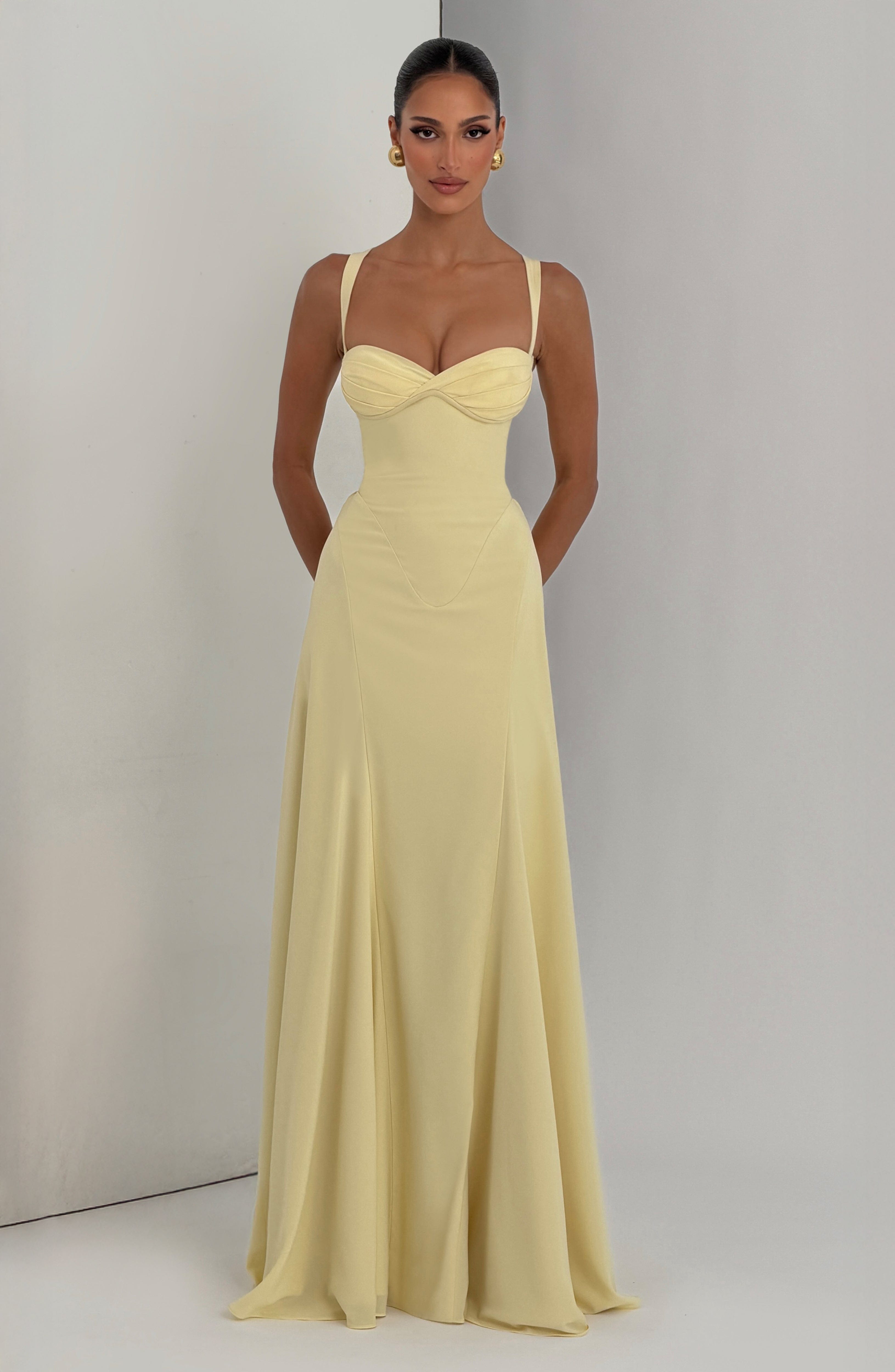 Ellie Maxi Dress - Lemon