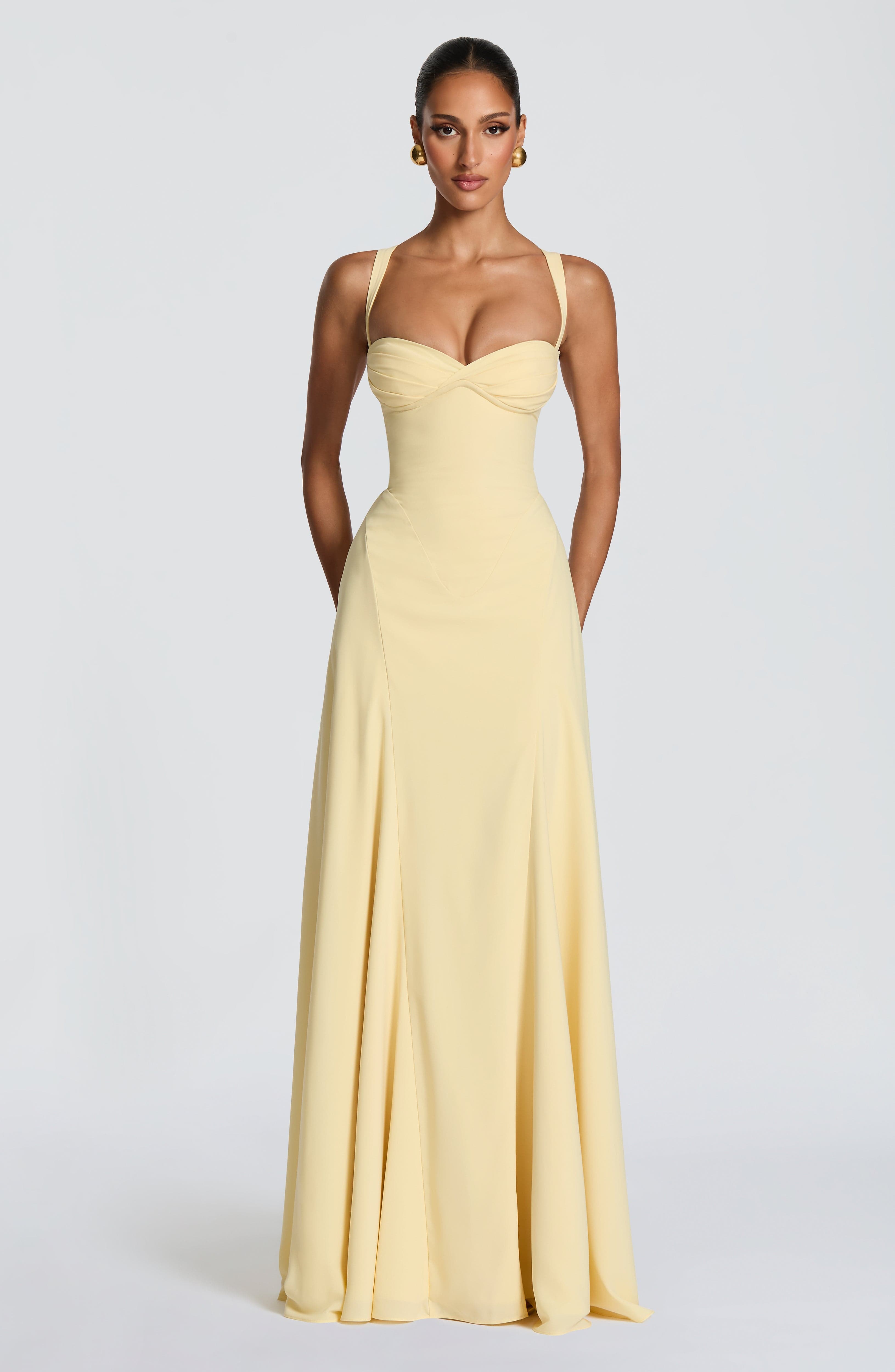 Ellie Maxi Dress - Lemon