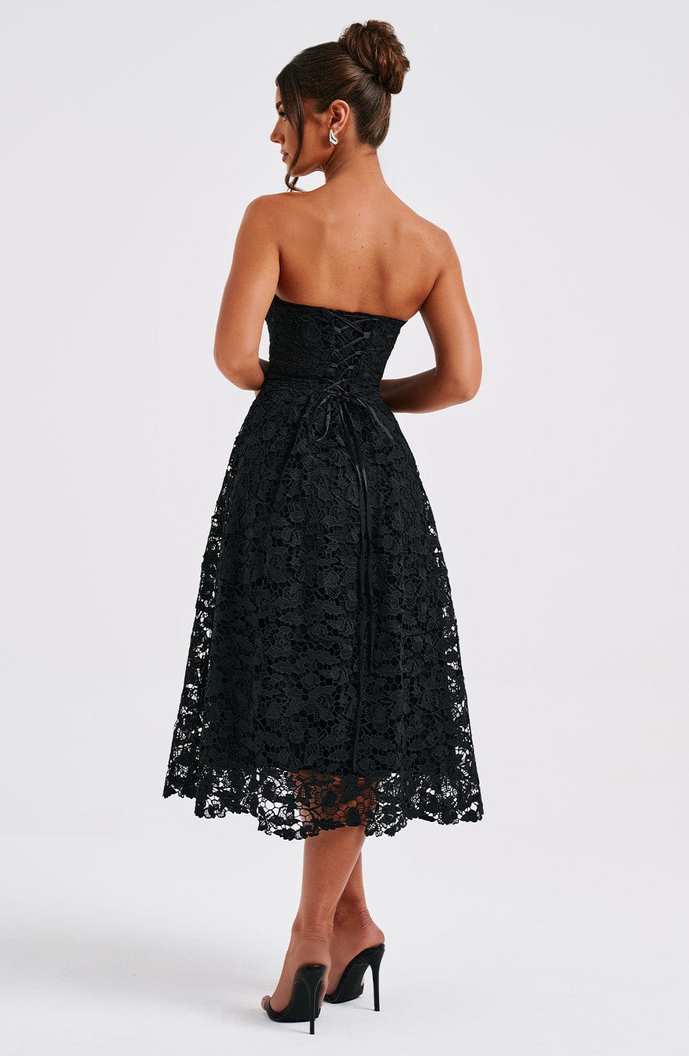 Olivia Midi Dress - Black