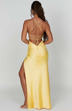 Alexa Maxi Dress - Lemon