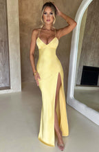 Alexa Maxi Dress - Lemon