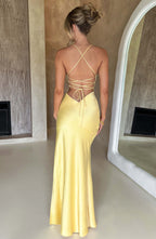 Alexa Maxi Dress - Lemon