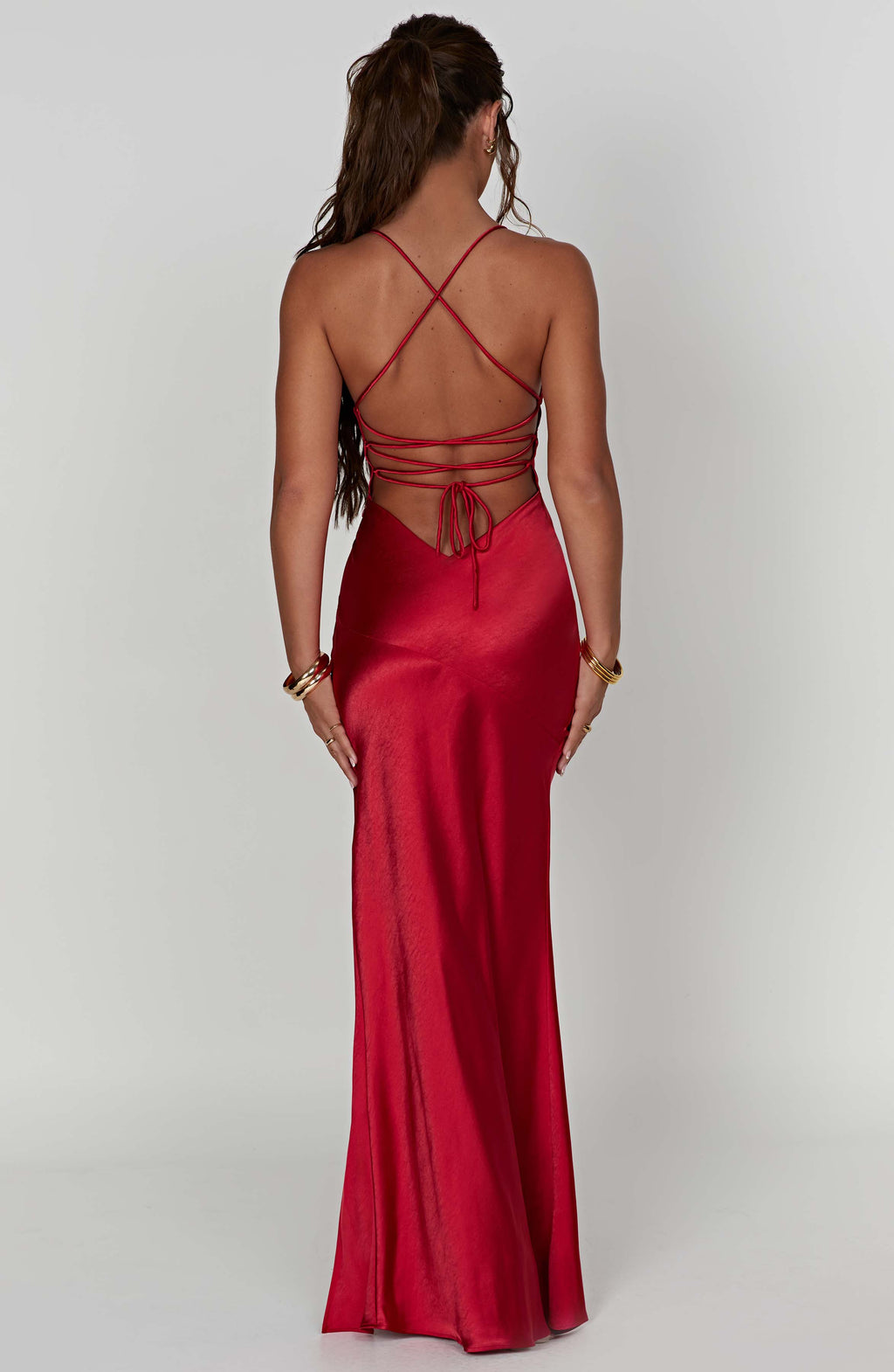 Alexa Maxi Dress - Red