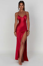 Alexa Maxi Dress - Red