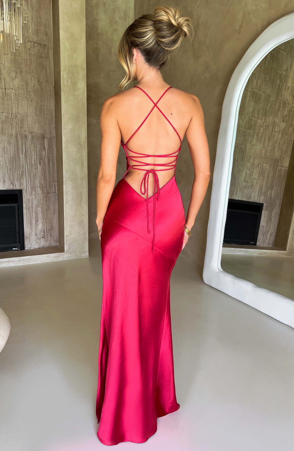 Alexa Maxi Dress - Red