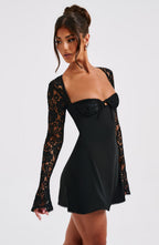 Adele Mini Dress - Black