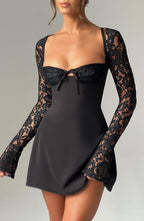 Adele Mini Dress - Black
