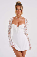 Adele Mini Dress - Ivory