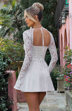 Adele Mini Dress - Ivory