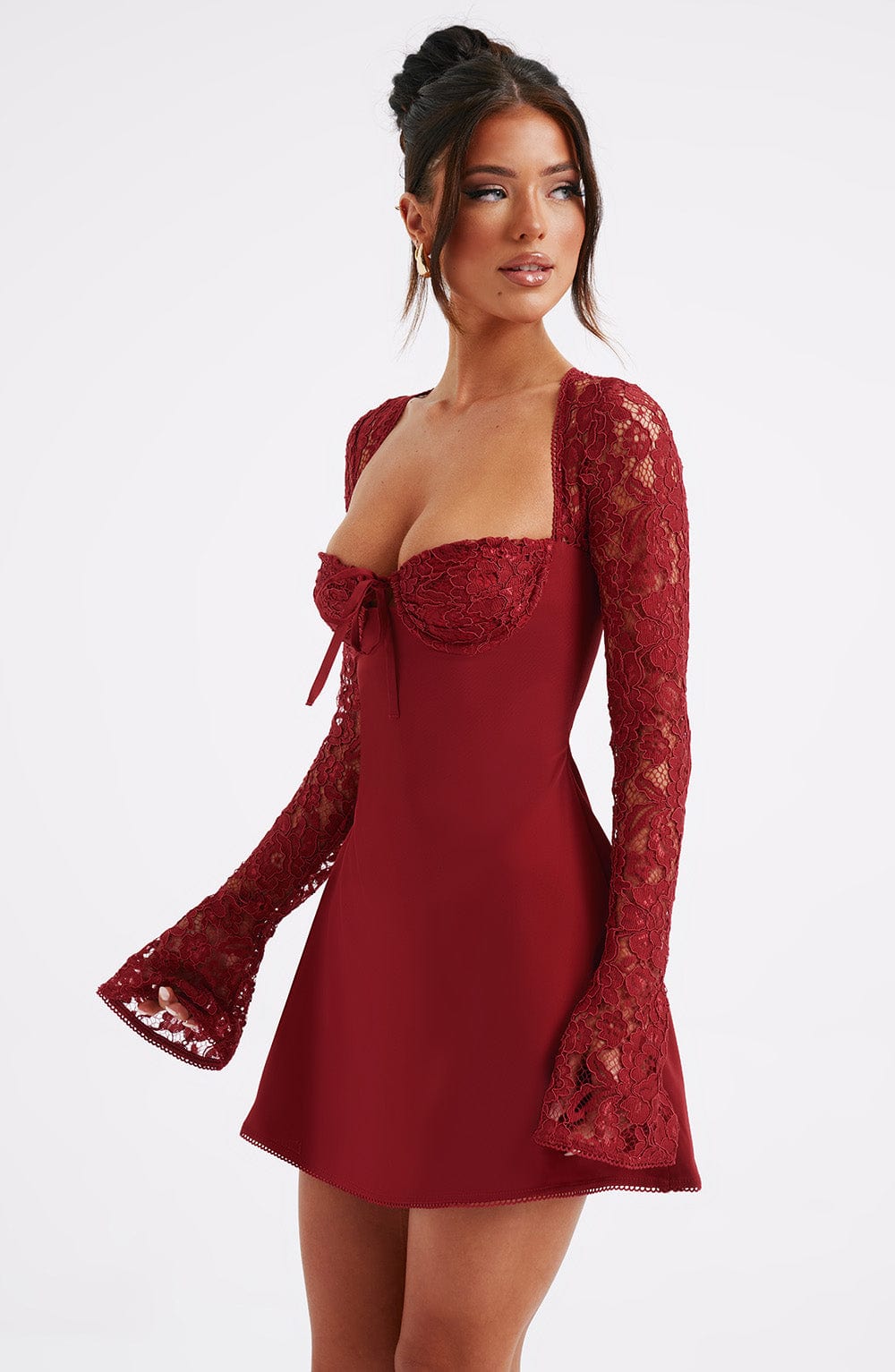 Adele Mini Dress - Red